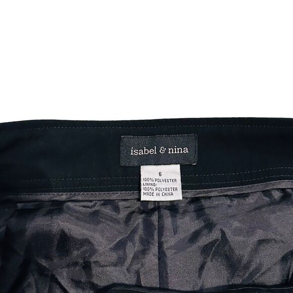 Isabel & Nina Black Two-Button Pantsuit - Size 8 - Picture 10 of 16